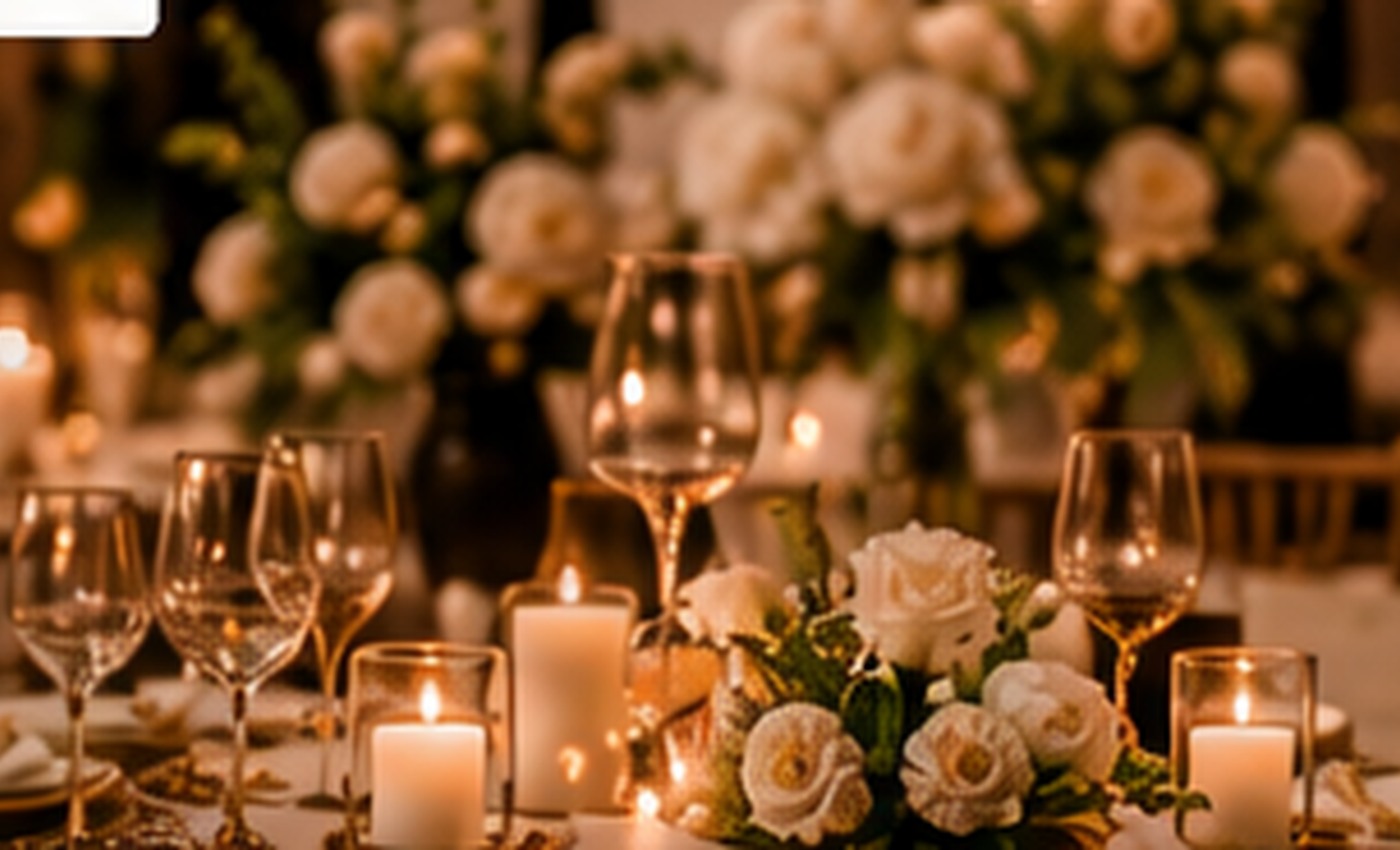 An elegant outdoor event